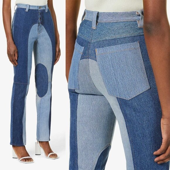 NWT EB Denim Kendall Riding Straight Jeans in Mixed Washes - Picture 4 of 13